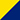 Geo Wipe Clean Antimicrobial Teepee Zig Zag Blue/Yellow swatch
